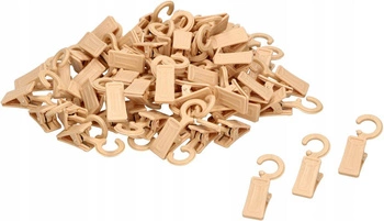 Żabka plastikowa do karnisza drewnianego zestaw 100 szt.