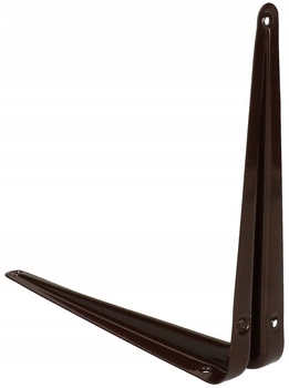 Kątownik pod półkę wspornik podpórka 20x15 brąz