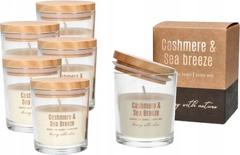 Świeca sojowa świeczka zapachowa szklanka zapach - 6 szt.