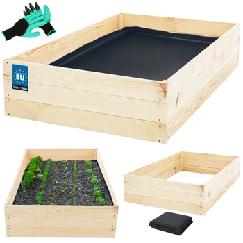 Warzywniak skrzynka drewniana na warzywa zioła uprawowa 120x100x27 cm