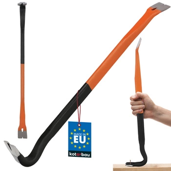 Łom kuty budowlany dwustronny stalowy 600 mm