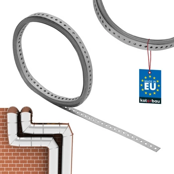 Taśma montażowa stalowa ocynkowana perforowana 20 x 1 mm 10 m