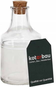 Dzbanek butelka szklana korek przyprawy oliwa ocet 200 ml