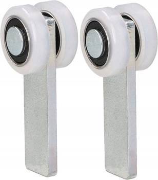 Wózek 2-rolkowy bramowy fi25 bram drzwi przesuwnych - 2 szt.