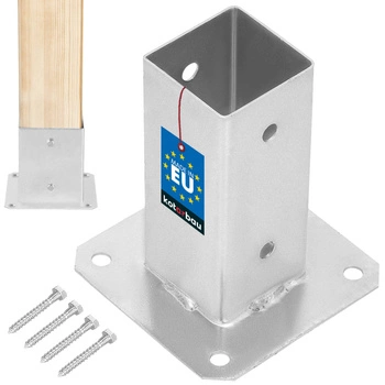 Podstawa słupa przykręcana wspornik kotwa 60x60
