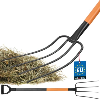 Widły 4-zębne gospodarcze rolnicze do kopania trzon