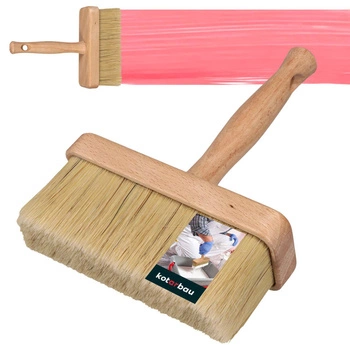 Pędzel malarski ławkowiec duży szeroki do tapet gruntu 150 mm