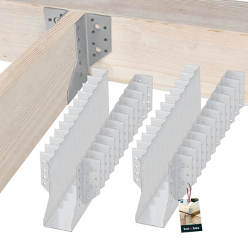 Wieszak belki drewnianej ciesielski krokwiowy 60x130 mm zestaw 25 szt.