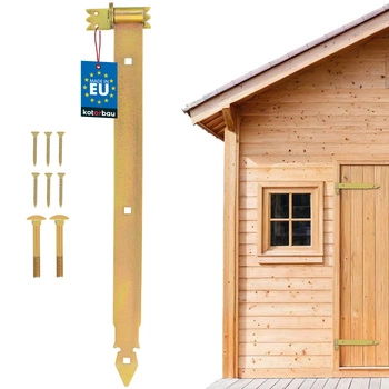 Zawias pasowy ozdobny złoty 600 mm