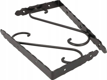 Wspornik półki 30x15 podpórka kątownik kuty retro zestaw 2 szt.