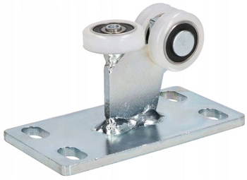 Wózek 3-rolkowy bramowy fi 25 stały rolki bram