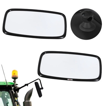 Lusterko zewnętrzne na gałkę uniwersalne 28,5x15,5 cm zestaw 2 szt.