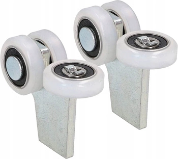 Wózek 3-rolkowy fi 25 bram drzwi przesuwnych - 2 szt.