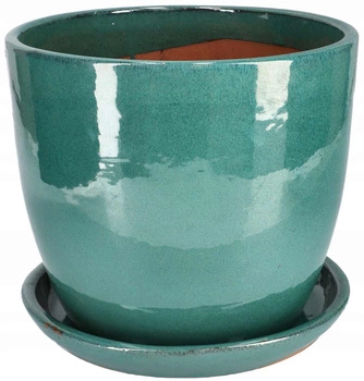 Donica ogrodowa ceramiczna fi31 osłonka podstawka