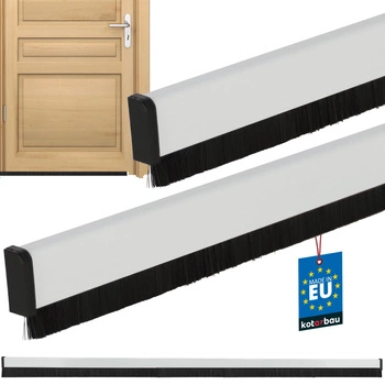 Listwa uszczelka pod drzwi biała 27 mm 1 m zestaw 2 szt.