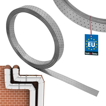 Taśma montażowa stalowa ocynkowana perforowana 60 x 2 mm 25 m