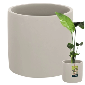 Doniczka ceramiczna cylinder betonowa na kwiaty fi 23 cm