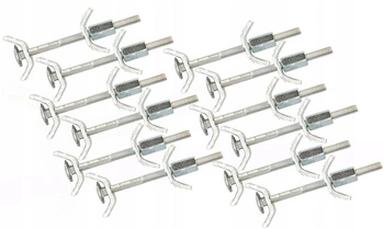 Złącze śrubowe meblowe 65 łącznik płyt blatów - 12 szt.