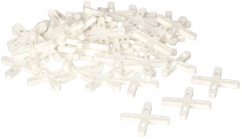 Krzyżyki dystansowe 5mm do płytek glazury - 50 szt.