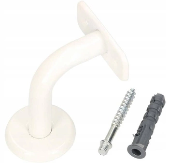 Uchwyt do montażu poręczy balustrady - Kolor biały