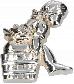 Oznaczenie damskich toalet wc figurka 65mm chrom