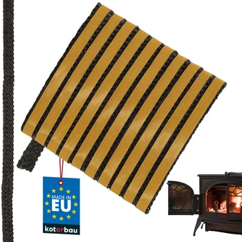 Taśma samoprzylepna do uszczelniania kominka pieca 10x3 mm 2,5 m