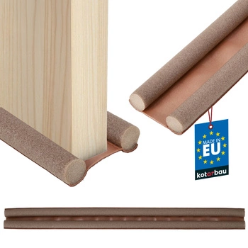 Uszczelka piankowa pod drzwi wygłuszająca 30 mm 95 cm brązowa