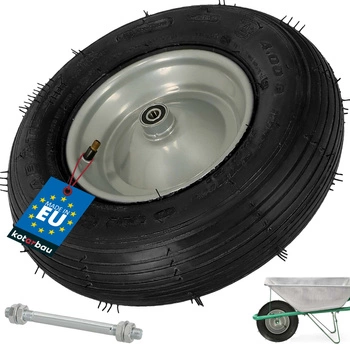 Koło do taczki kółko do taczek wózka 4.00-8 z ośką