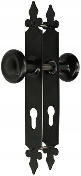 Gałko-gałka pochwyt do furtki bramki 72 mm na wkładkę