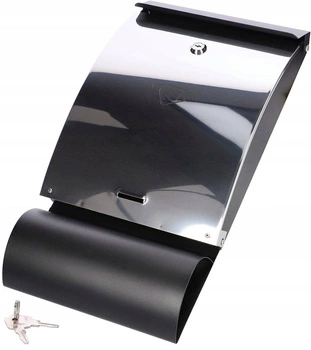 Skrzynka pocztowa stalowa c4 tuba na listy gazety - Kolor czarny