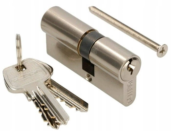 Wkładka bębenkowa do zamka drzwi 25/35 mosiądz