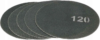 Krążek ścierny hard 5x siatka rzep dysk gipsu 120