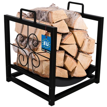 Stojak kosz na drewno kominkowe opał pieca 410 mm