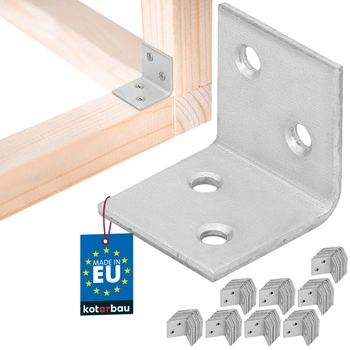 Kątownik łącznik ciesielski 25x25x25 zestaw 100 szt.