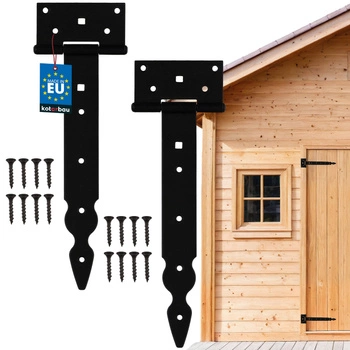 Zawias altanowy do drzwi okiennic altan t 250 mm zestaw 2 szt.