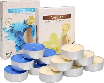 Zestaw tealight podgrzewacze świeczki zapachowe wkłady - 12 szt.