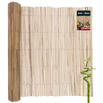 Mata bambusowa do osłony ogrodu balkonu tarasu ogrodzenia 145x300 cm