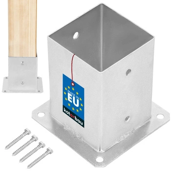 Podstawa słupa przykręcana wspornik kotwa 100x100