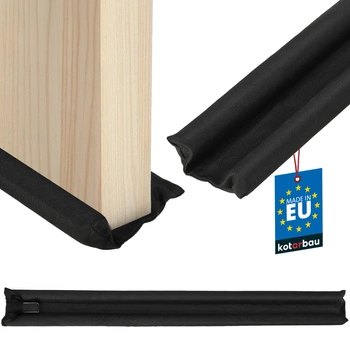 Uszczelka piankowa pod drzwi wygłuszająca 30 mm 95 cm czarna