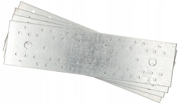 Płytka perforowana łącznik płaski 300x80mm - 10 szt.