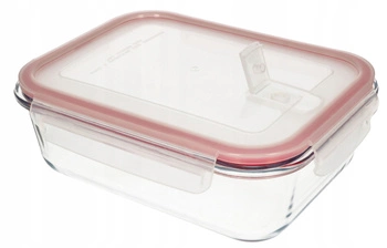Pojemnik szklany hermetyczny na żywność lunch - 1500 ml