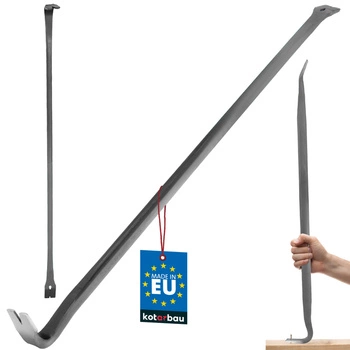 Łom kuty budowlany dwustronny stalowy 900 mm