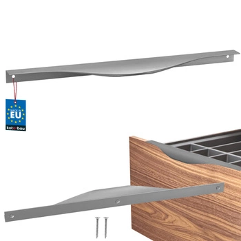 Uchwyt meblowy aluminium srebrny 320/340 mm