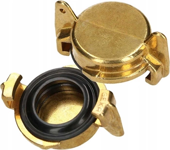 Zaślepka kłowa korek mosiężny złączek węża wody - 2 szt.