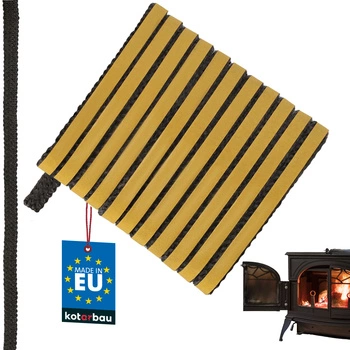 Taśma samoprzylepna do uszczelniania kominka pieca 8x2 mm 2,5 m