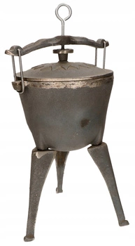 Kociołek żeliwny garnek 5 l myśliwski ognisko