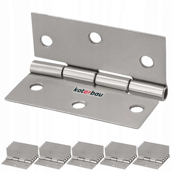 Zawias splatany skrzydełkowy 50 mm nikiel zestaw 25 szt.