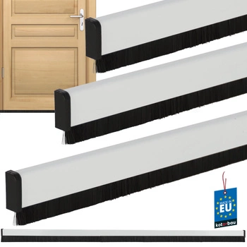 Listwa uszczelka pod drzwi biała 27 mm 1 m zestaw 3 szt.