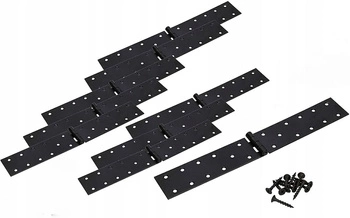 Zawias budowlany splatany skrzyniowy czarny 250x45 mm - 10 szt.