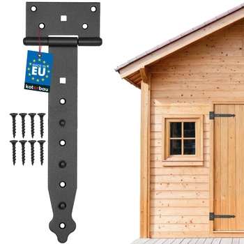 Zawias altanowy budowlany czarny 250 mm